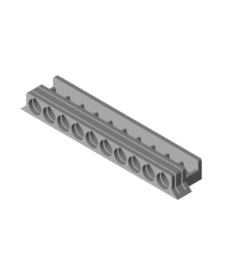 Nerf Elite third length dart cutting jig - 24 mm 3d model