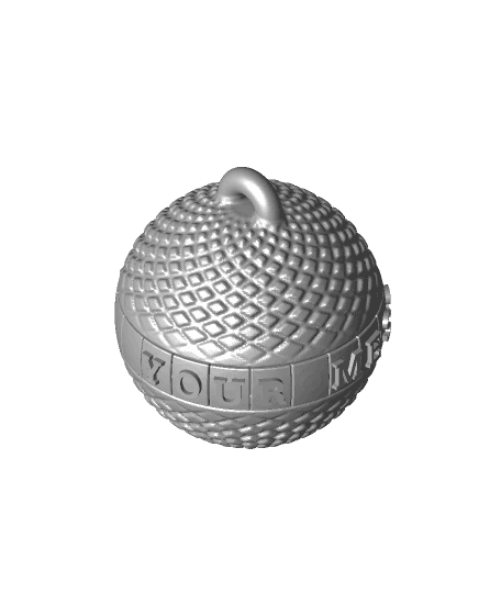 Letter Board Bauble 3d model