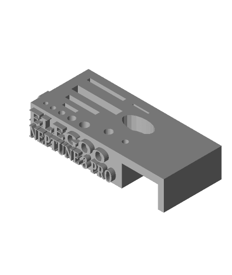 Neptune 3 Pro Tool Holder v3.stl 3d model