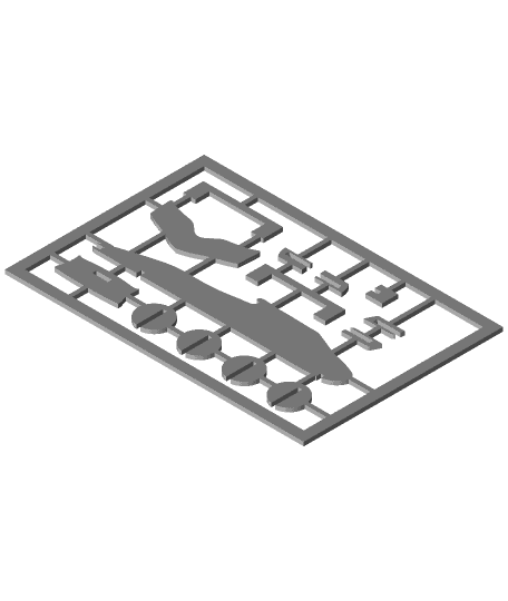 F1 Kit Card Puzzle 3d model