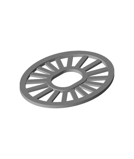 Tanjiro's handguard for Toy sword 3d model