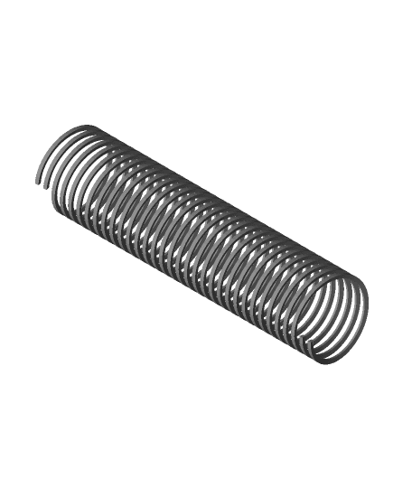 intertwined springs in OBJ format.obj 3d model