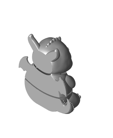 Chubby Dragon 3d model