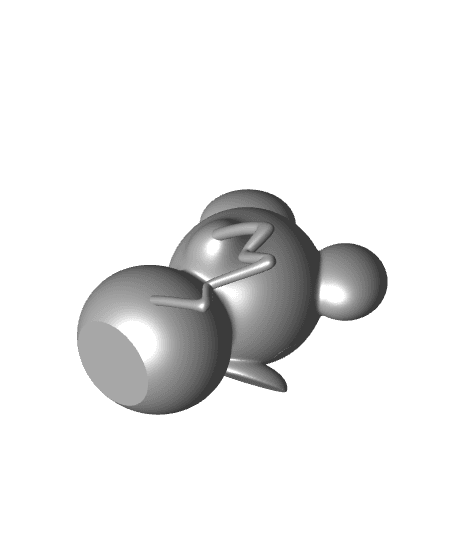 Azurill STL 3d model