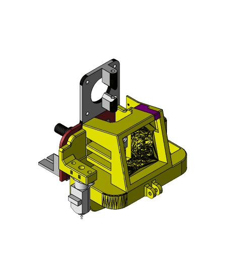 MicroSwiss Direct Drive CR10S Pro V2 Fan Shroud - PROPER FIT 3d model