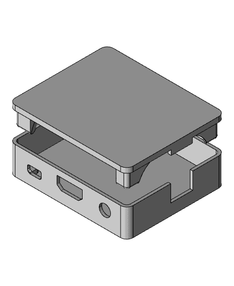 Raspberry Pi 3A+ Case 3d model