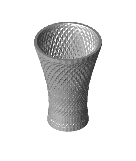 Faceted Vase 3d model