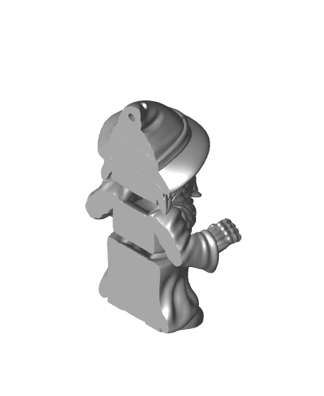 Flexi Skull Witch 3d model