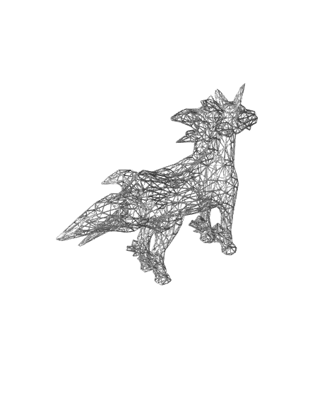  #078 Rapidash Pokemon Wiremon Figure 🐎 3d model