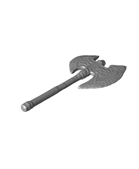 A battle axe V2 3d model