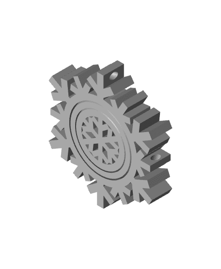 Gyro Snowflake V2 3d model