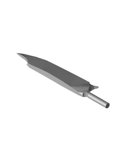 lego Zangetsu (bleach) (newer version) 3d model