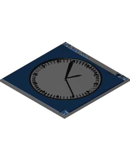 retro AMIGA computer clock 3d model