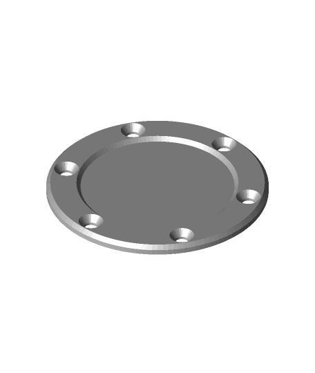 Steering wheel center cap 3d model