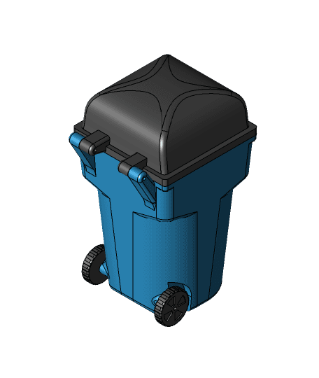 Trash Can Cup 8 oz 3d model