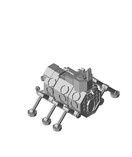 FHW: Planet K'Tash Server Hex Drone (BoD) 3d model