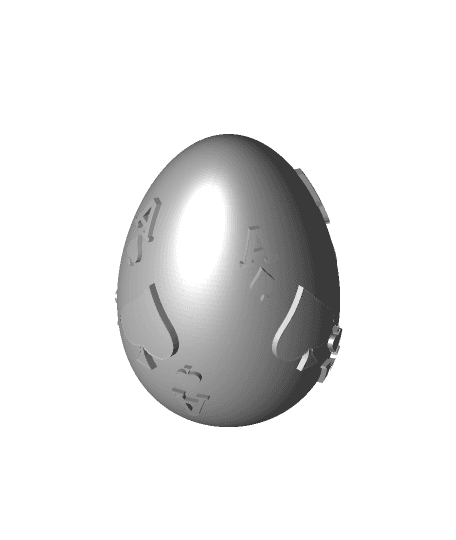 The Egg of Spades.stl 3d model