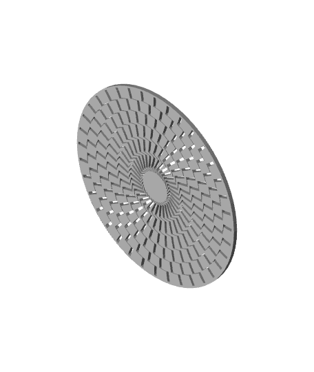 Abstract Art Coaster v5 3d model