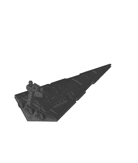 Minecraft Imperial Cruiser 3d model