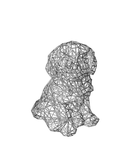 Grid puppy 3d model