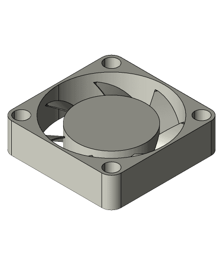 Clear 4010 RGB Axial Fan 3d model