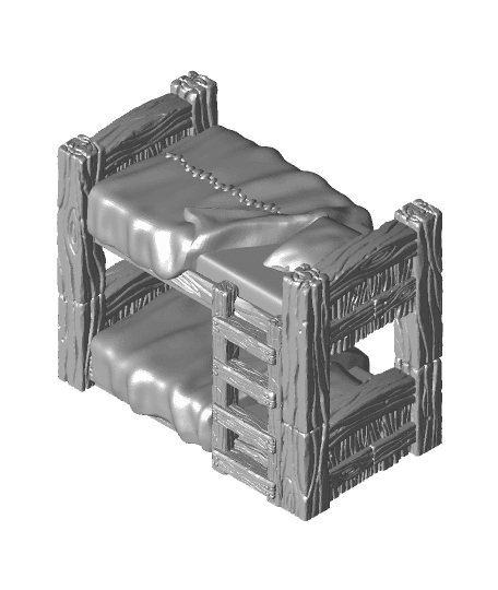 Bunk Bed 3d model