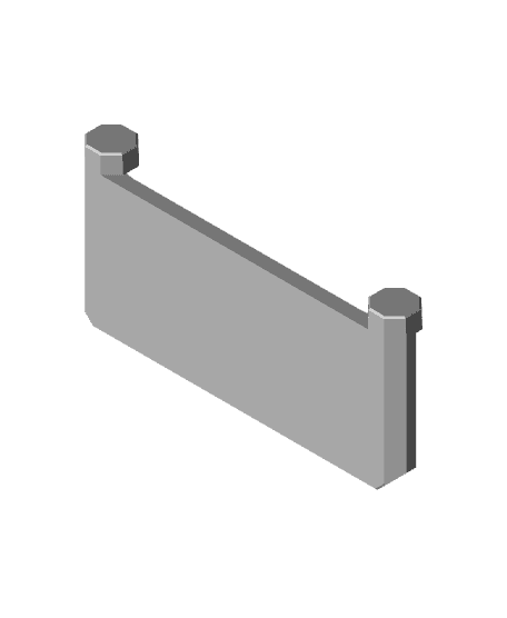 5 Multiholes, Push-Fit Shelf 3d model