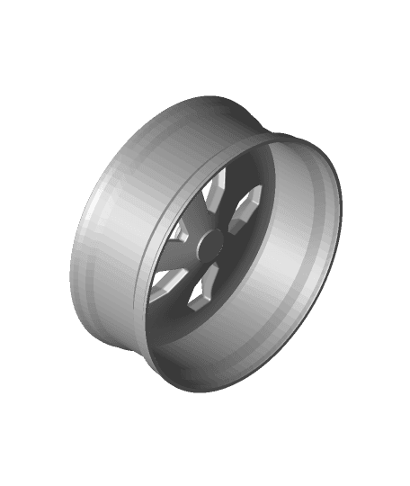 Sportscar rim stl 3d model