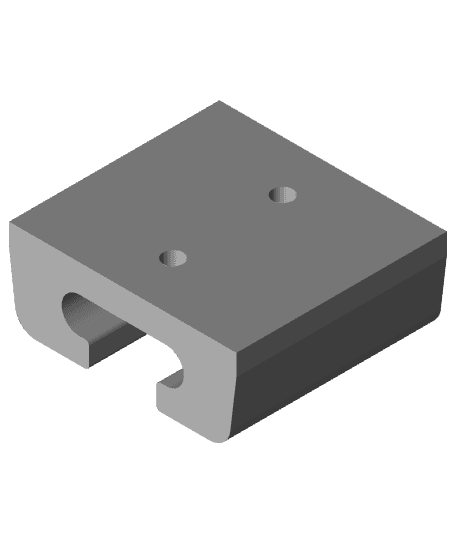 Dresser Drawer slide 3d model