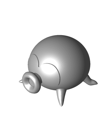 Octorok - Custom WON 2.5 scale figure 3d model