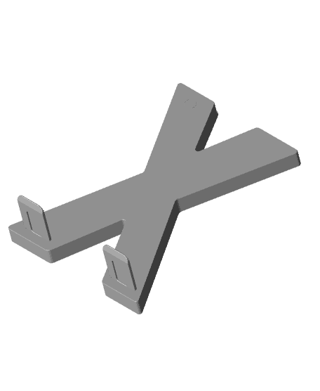 3D Letter X - by TeeTi3D 3d model