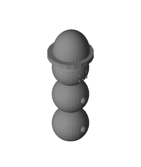 Snowman 3d model