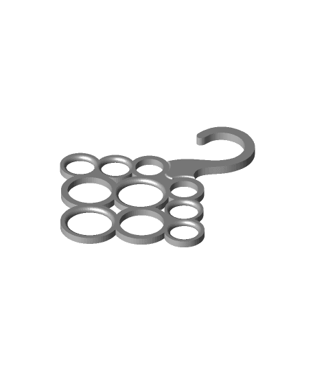 SCARF HOLDER 3d model