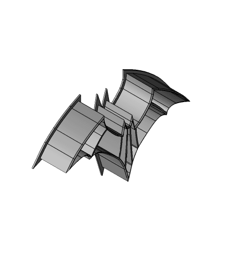 batwoman cookie cutter 3d model