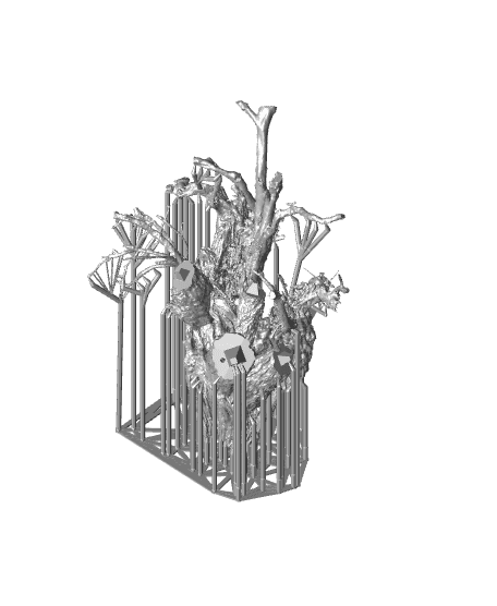 The dark Tree 100mm  3d model