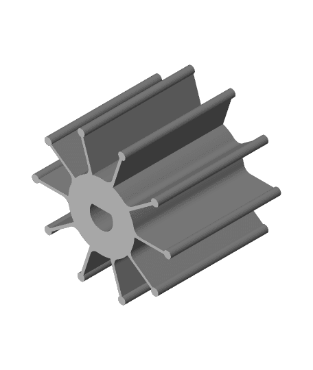 Flexible Impeller Water Pump 3d model