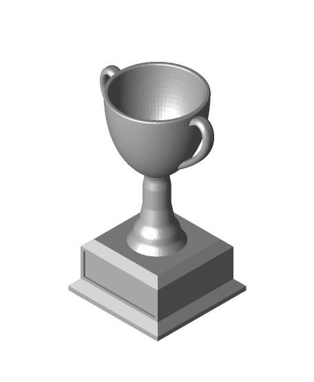 Custom Trophy 3d model