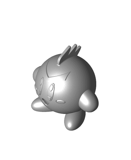 kirby bird 3d model