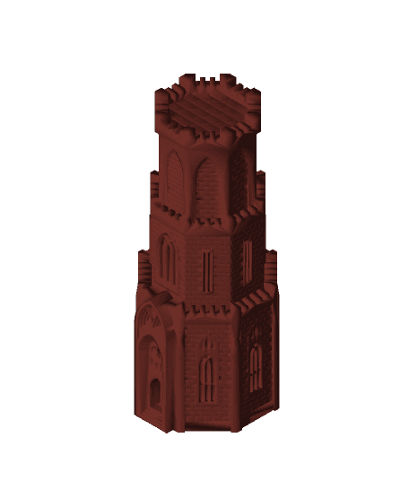 Dracula's Pen Holder Tower 3d model