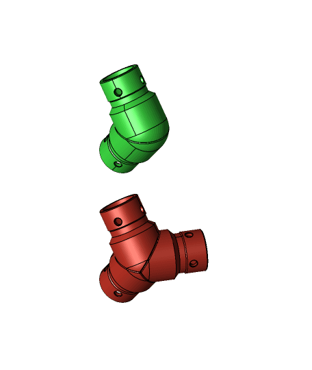 Printy Pipes - Dodecahedron Connectors 3d model