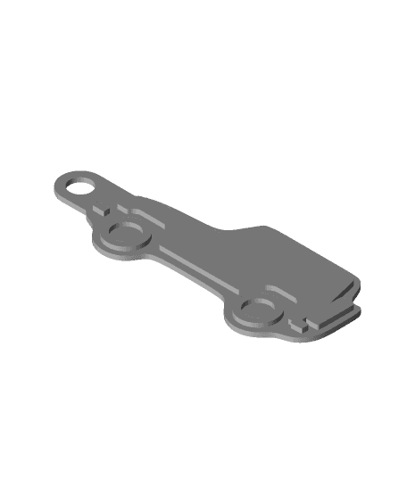 Jeep Wrangler Keychain 3d model