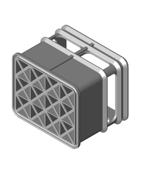 Stackable 18650 Beer Crate 3d model