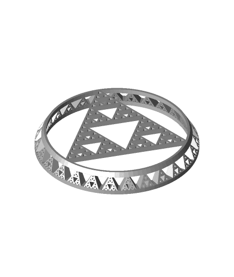 #3DPNSpeakerCover Sierpinski Support.stl 3d model