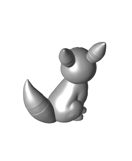 Valentine Umbreon & Espeon (Easy Print No Supports) 3d model