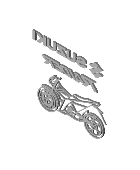 Suzuki Raider Display 3d model