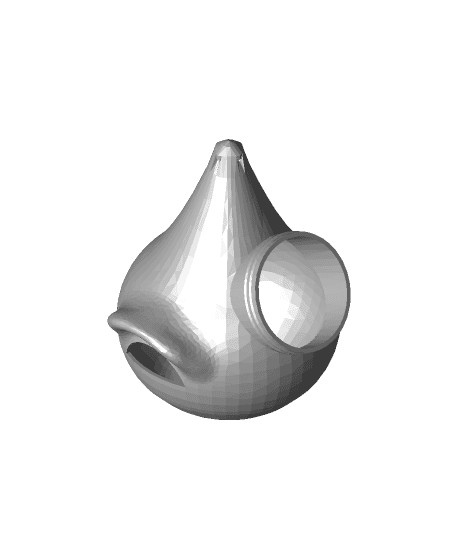 Purple Martin Gourd BirdHouse 3d model