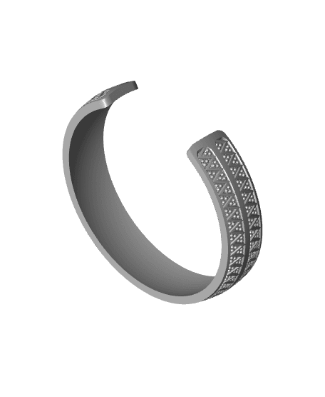 Wolf Teeth Bracelet 3d model