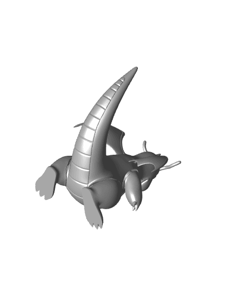 Articulated Dragonite Pokemon (3mf included) 3d model