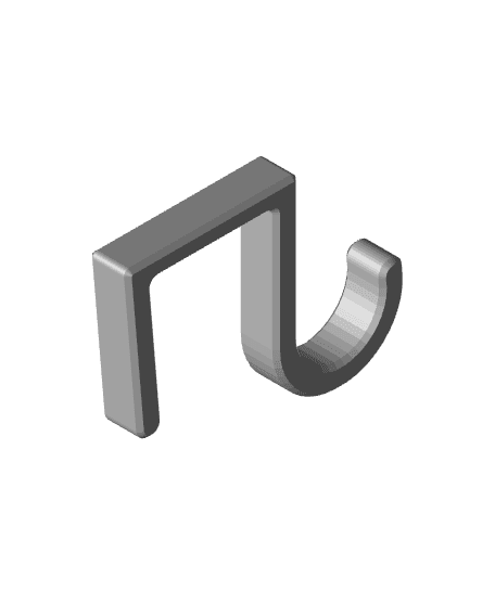 Drawer hook - Small 3d model