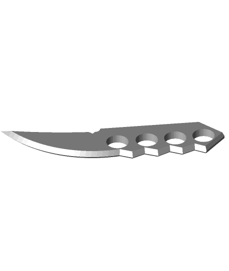 Asuma's Kunai 3d model